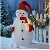 Spetebo Schneemann LED XXL Stoff Schneemann 140cm für Außen mit Timer ...