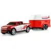 Amewi RC Pickup Die Cast mit Wohnwagen 1:64 RTR rot 6+