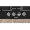 59 cm 7800 w schwarzes gaskochfeld Siemens EN6B6HK40