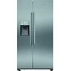 Siemens iQ500 KA93DAIEP, Freistehend, Amerikanische Tür, Edelstahl, Tü...