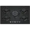 Neff T27PIQ4S0, Schwarz, Integriert, 75 cm, Gaskochfeld, Gehärtetes Gl...