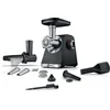 Bosch Hausgeräte Serie 6 MFWS650B, Fleischwolf, Silber, Schwarz