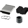 Bosch DWZ1DX1I4, Recycling-Set für Dunstabzugshaube, Schwarz, Grau, Bo...