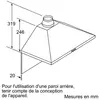 Bosch DWP96BC50, 600 m³/h, Geleitet, A, A, C, 69 dB