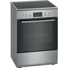 Bosch Serie 4 HKR39C250, Freistehender Herd, Schwarz, Grau, Drehregler...