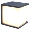 Eco-Light Wandleuchte Box Cube Anthrazit max. 60W E27