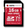 Agfaphoto High Speed (16 GB, SDHC, U1, UHS-I), Speicherkarte, Blau, Sc...
