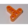 LEGO Technic: 50 Hebelarme 3x3, T-Form, 5 Achs- und Pin-Löcher, Orange