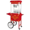 Royal Catering Popcornmaschine 5kg/h Popcornmaker mit Wagen Popcornaut...