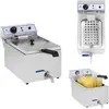 Professionelle Fritteuse für Fischfritteusen mit Zapfhahn 3000W 17L Ro...