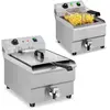 Elektro-Fritteuse mit Hahn, 230 V, 3500 W, 16 L
