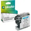 Inkadoo, Druckerpatrone, Kompatibel zu Brother LC-12 (C)