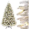 Yorbay Künstlicher Weihnachtsbaum Künstlicher Tannenbaum mit LED Beleu...