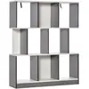 HOMCOM Bücherregal Standregal Büroregal Aktenregal für Büro Wohnzimmer...