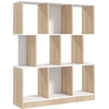 HOMCOM Bücherregal Standregal Büroregal Aktenregal für Büro Wohnzimmer...