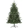 HOMCOM Weihnachtsbaum 1,5 m Kunsttanne 946 Zweige mit Metallfuß PVC Gr...
