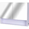 HOMCOM LED Spiegelschrank Lichtspiegel 15W Badspiegel Badezimmerspiege...
