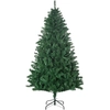 HOMCOM Weihnachtsbaum 1,8 m Kunsttanne mit 1492 Zweigen, PVC grün, sta...