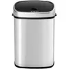 HOMCOM Mülleimer 48L Küchenabfalleimer mit Infrarotsensor, hygienisch,...