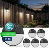 monzana LED Solarleuchte, Solarlampe, 6er Set Solarlampe Außen IP65 Hä...