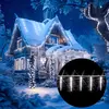 MONZANA® Lichterkette Eiszapfen LED Außen Innen 80 Zapfen Weihnachten ...