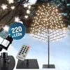 MONZANA Kirschblütenbaum 220 cm 220 LED Warmweiß Lichterbaum