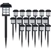 monzana DEUBA® Solarlampe für Außen 18er Set LED Wetterfest IP44 Dämme...
