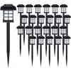 monzana DEUBA® Solarlampe für Außen 24er Set LED Wetterfest IP44 Dämme...