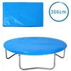 MONZANA® Trampolin Abdeckung Ø 366 cm blau reißfest UV-beständig Wette...