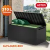 Deuba® Aufbewahrungsbox mit Rollen, Abschließbar, 310L