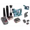 Bosch GBL 18 V-120 Akku Gebläse Laubbläser mit 2x Bosch GBA 18V 5,0 Ah...