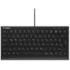 Keysonic KSK-5011ELC Super-Mini Tastatur, Kabelgebunden Hintergrundbel...