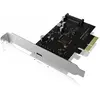 Icy Box PCI Card IcyBox USB Type-C Controller Karte IB-PCI1901-C32, Ko...