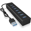 ICY BOX 7-Port Hub mit USB Type-A Anschluss und Netzteil