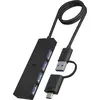 ICY BOX IB-HUB1424-C3 - mit USB 3.2 Gen 1 Type-C® und Type-A
