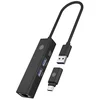 Icy Box USB 3.2 Gen 1 Type-A+C zu 2x USB-A / 1x USB-C / 1x Gigab