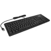 Keysonic Tastatur KSK-8041U-CR, Kabelgebunden Full-Size Tastatur für W...