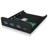 ICY BOX IB-HUB1418-i3 Frontpanel mit USB 3.0 Type-A und Type-C Hub