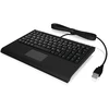 KeySonic ACK-3410 USB-Tastatur (DE) Kompakt-Mini-Tastatur mit integrie...