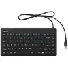 KeySonic KSK-3230IN kabelgebundene Mini Tastatur - QWERTZ DE - schwarz