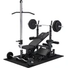 GORILLA SPORTS® Kraftstation mit Hantelbank und 100kg Hantelset mit ve...