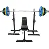 GORILLA SPORTS® Hantelbank - mit Gewichten, Ablage, Hantelset 150 kg, ...