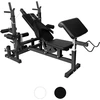 GORILLA SPORTS® Kraftstation - Hantelbank mit verstellbare Hantelablag...