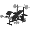 GORILLA SPORTS® Multifunktion Hantelbank - inkl. Hantelset mit 108 kg ...