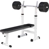 GORILLA SPORTS® Hantelbank - inkl. Hantelset 38kg, Ablage, Dip-Station...