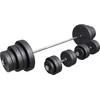 GORILLA SPORTS Langhantel Langhantelset Kunststoff 60 kg - 130 kg