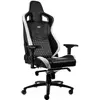 noblechairs Gaming-Stuhl EPIC Echtleder-Gaming-Stuhl, Schwarz-Weiss-Ro...