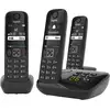 Gigaset AS690AR TRIO, Analoges/DECT-Telefon, Kabelloses Mobilteil, Fre...
