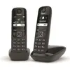 Gigaset AS690 Duo, Analoges/DECT-Telefon, Kabelloses Mobilteil, 100 Ei...