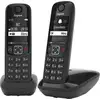 Gigaset AS690R DUO, Analoges/DECT-Telefon, Kabelloses Mobilteil, Freis...
